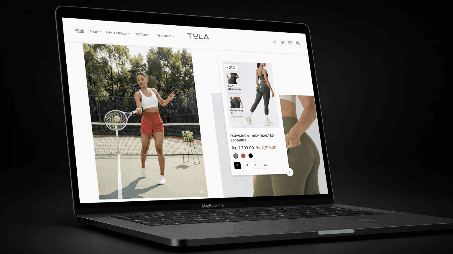 Tula Athleisure Website